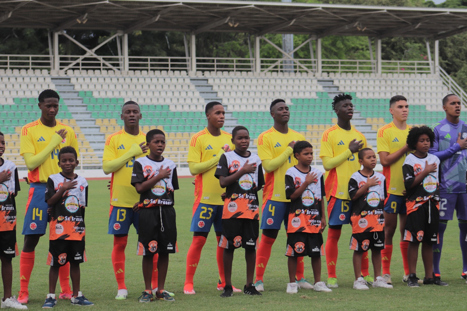 Palmira es internacional: En el estadio ‘Francisco Rivera Escobar’, las selecciones de Sudáfrica y Colombia Sub-17, empataron a dos goles