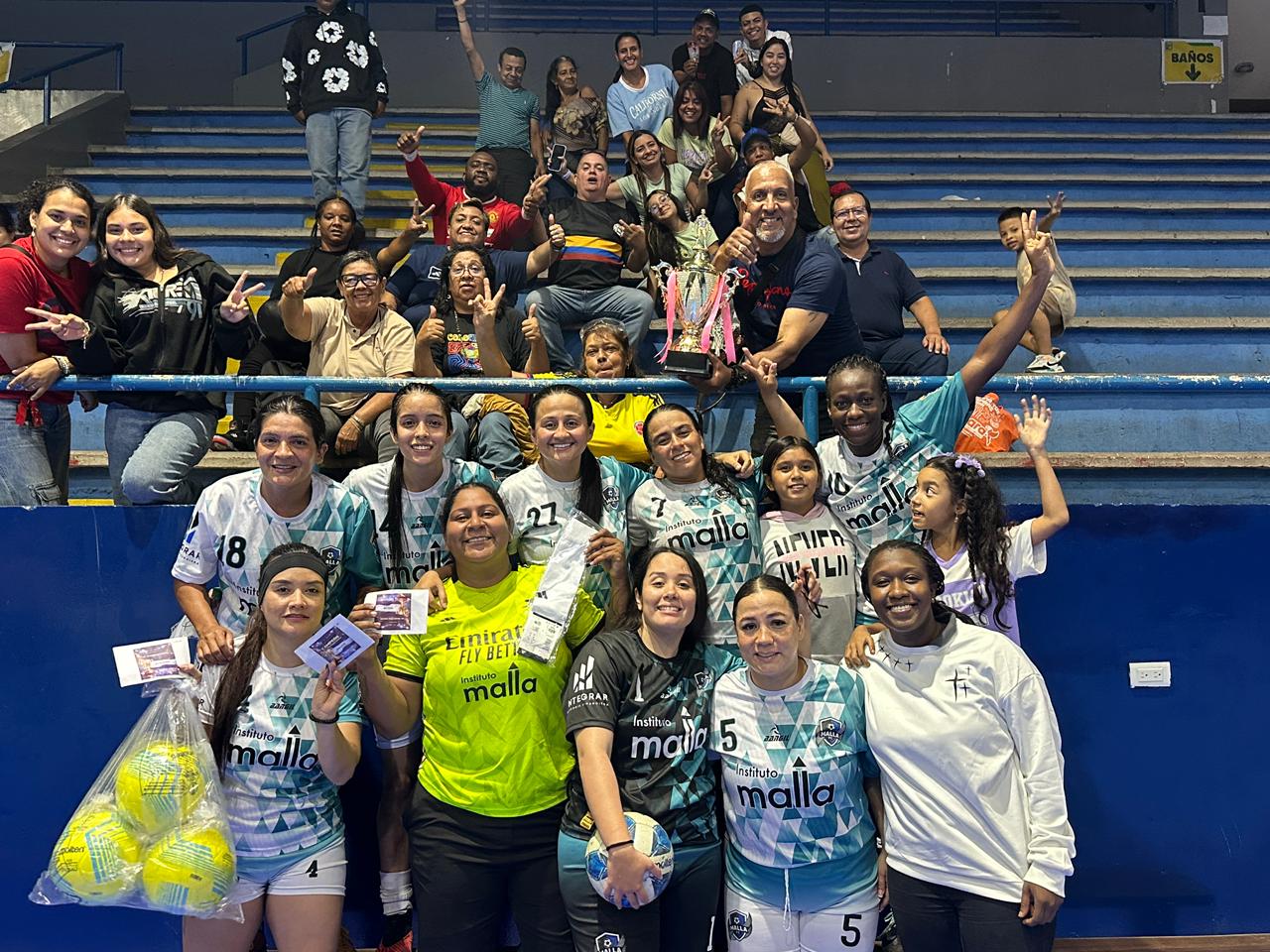 La ‘malla’ menos vencida: Malla FC, campeón del Torneo de Futsal Femenino en Palmira